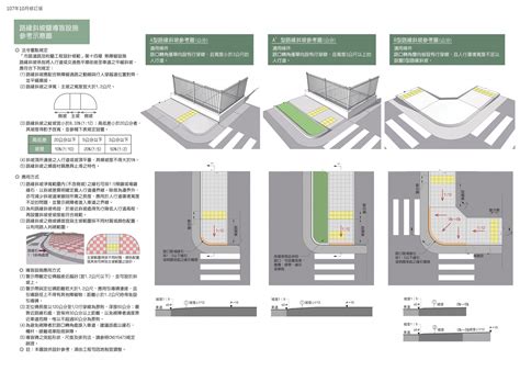 斜坡設計|內政部營建署路緣斜坡暨導盲設施參考示意圖::身心障。